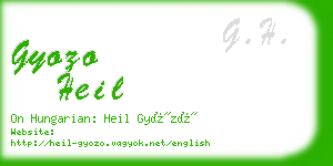 gyozo heil business card